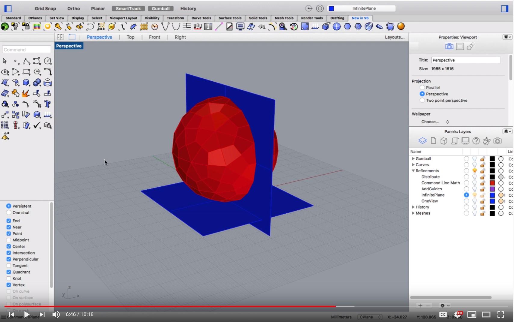 Modeling improvements